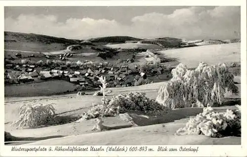 usseln , waldeck, blick vom osterkopf (Nr. 9825)