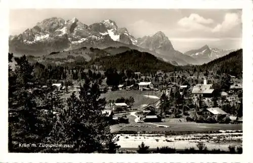 krün mit zugspitzmassiv (Nr. 9855)