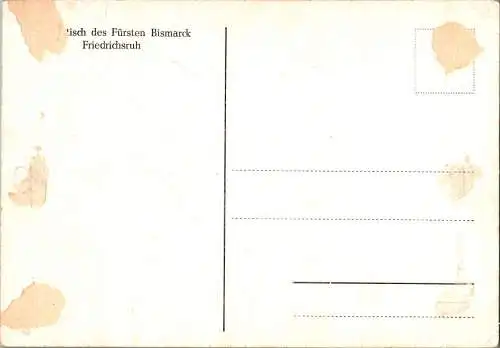 friedrichsruh, tisch des fürsten bismarck (Nr. 9966)