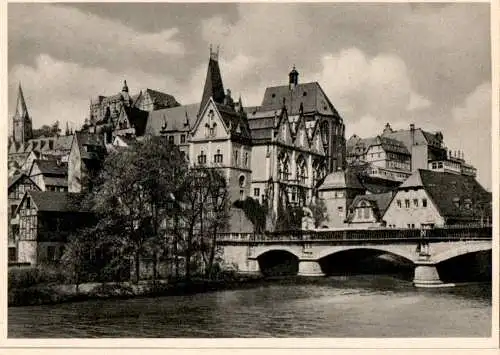 marburg, blick vom trojadamm zur universität (Nr. 9970)