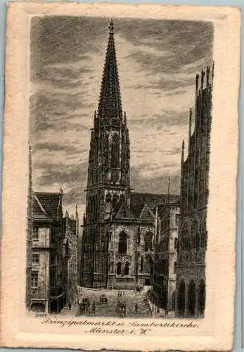 prinzipalmarkt und lambertikirche, münster i.w. (Nr. 10039)