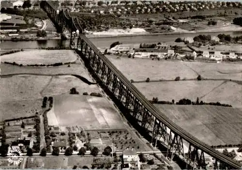 rendsburg, blick auf die hochbrücke (Nr. 10055)