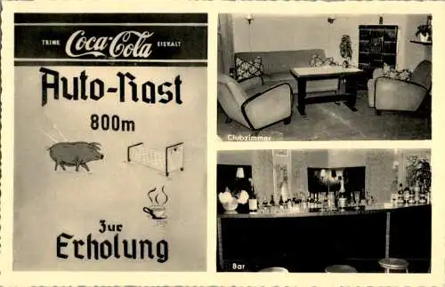 autorast zur erholung, friedrichsholm, coca-cola, rendsburg-husum (Nr. 10254)