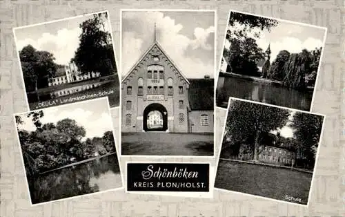 schönböken, kreis plön, "deula" landmaschinen-schule (Nr. 10256)