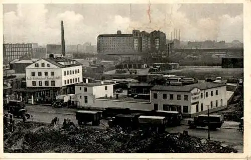 hamburg, autobahnhof "fernkraft", riss oben mittig geklebt (Nr. 10357)