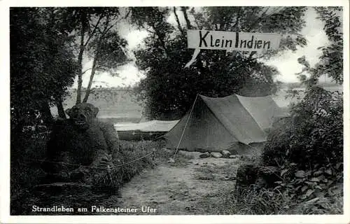 hamburg, klein indien, strandleben am falkensteiner ufer (Nr. 10383)