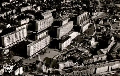 hamburg, hochhäuser, 1955 (Nr. 10385)