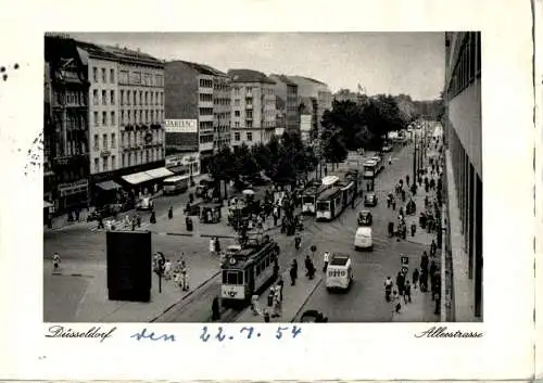 düsseldorf, alleestrasse, 1954 (Nr. 10515)