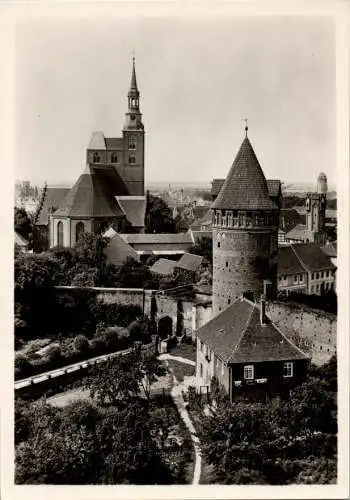 tangermünde, blick auf st. stephanskirche (Nr. 10589)