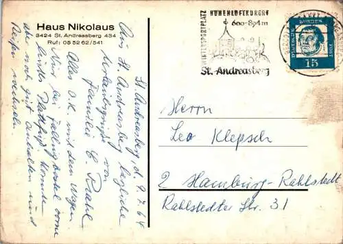 haus nikolaus, st. andreasberg, 1964 (Nr. 10706)