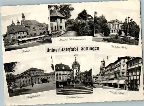 universitätstadt göttingen, weender straße, 1959 (Nr. 10708)