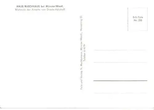 haus rüschhaus bei münster/westf. (Nr. 10772)