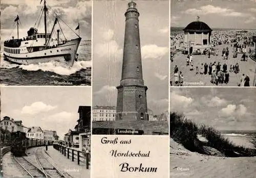 gruß aus borkum, schiff "westfalen" (Nr. 10786)