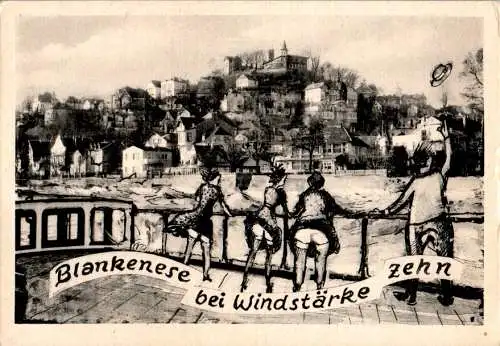 blankenese bei windstärke 10, 1964 (Nr. 10849)