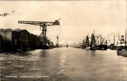 hamburg, roßhafen mit vulkan-werft (Nr. 10882)