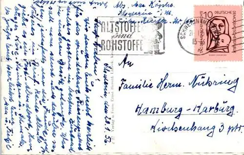 gruß aus hamburg-haburg, rosentreppe, 1956, ddr-marke (Nr. 10899)