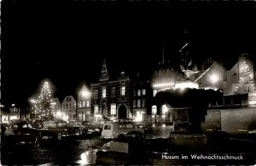 husum im weihnachtsschmuck, 1961 (Nr. 10937)