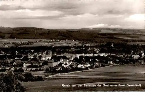 rinteln von den terrassen des gasthauses reese, todenmann, 1960 (Nr. 10975)