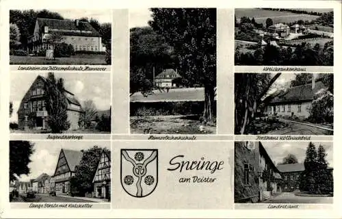 springe am deister, lange straße, forsthaus köllnischfeld, 1957 (Nr. 10993)