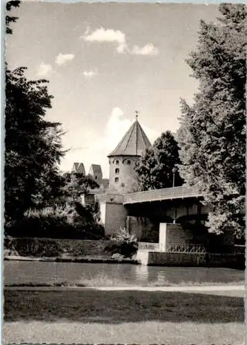 lübeck, brücke über den elb-trave-kanal, 1964 (Nr. 11123)