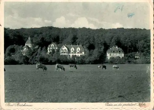 bad brückenau, partie an der protestant. kirche (Nr. 11131)