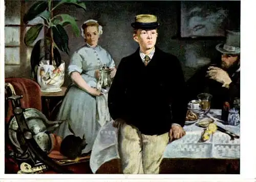 edouard manet, das frühstück im atelier (Nr. 11243)