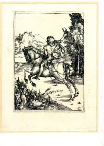 albrecht dürer, der kleine reiter, um 1497 (Nr. 11247)