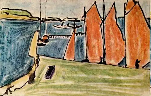 erich heckel, hafen von stralsund, 1911 (Nr. 11293)