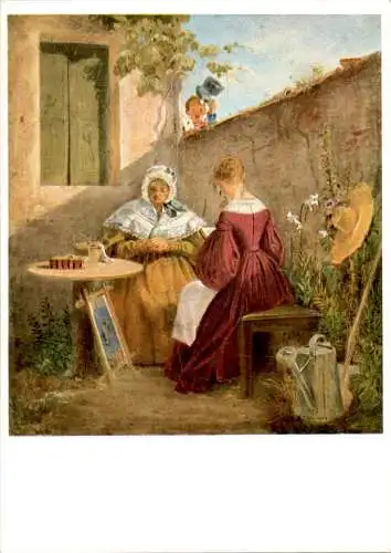 karl spitzweg, der liebesbrief, museum dahlem (Nr. 11338)