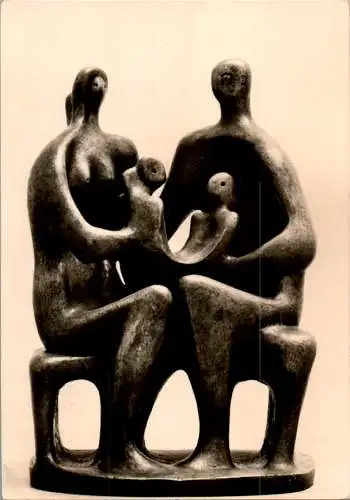 henry moore, familie, bronze 1947 (Nr. 11358)