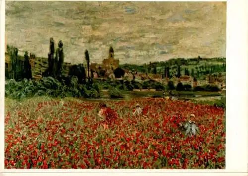 claude monet, mohnfeld bei veheuil (Nr. 11369)