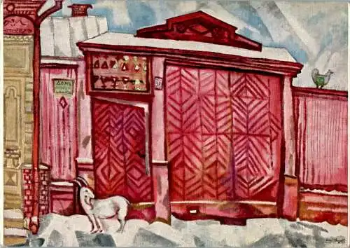 marc chagall, das rote tor (Nr. 11403)