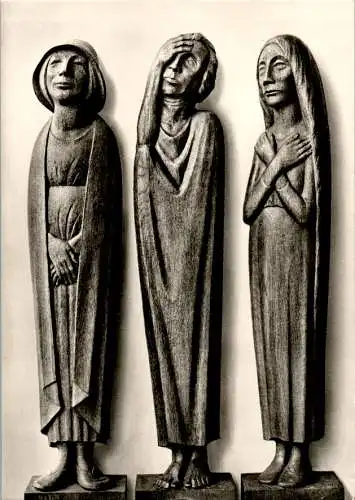 ernst barlach, drei figuren vom fries der lauschenden (Nr. 11494)