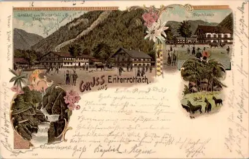 enterrottach, gasthof zum wasserfall, 1899 (Nr. 11560)