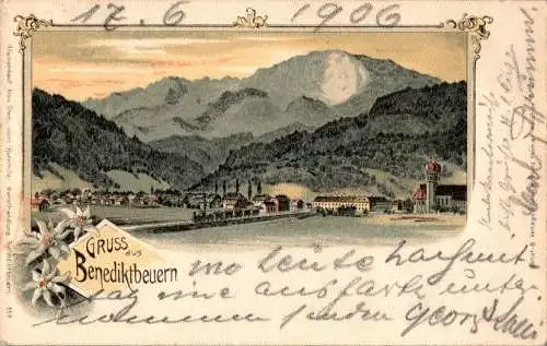 gruss aus benediktbeuren, 1906 (Nr. 11631)