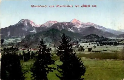 wendelstein und breitenstein von aurach aus (Nr. 11636)