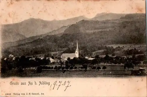 gruss aus au bei aibling, 1907 (Nr. 11644)