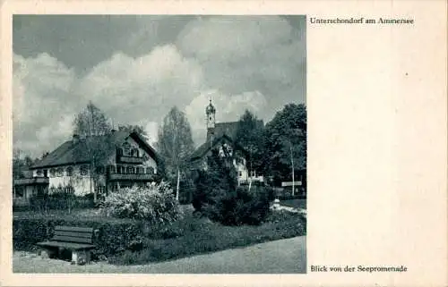 unterschondorf am ammersee, blick von der seepromenade (Nr. 11705)