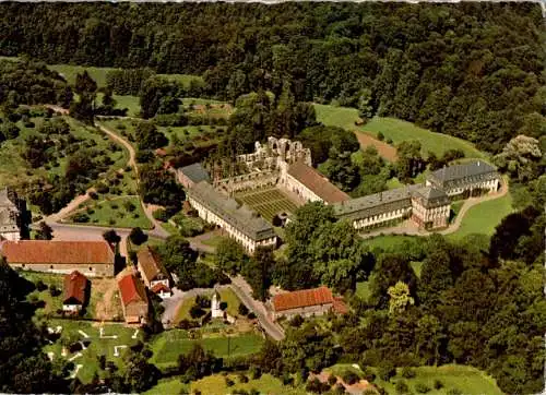 kloster arnbsurg, kr. gießen mit ruine, 1968 (Nr. 11783)