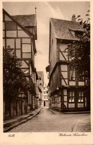 celle, kalands gässchen, fachwerk (Nr. 11880)