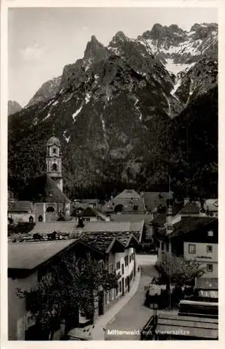 mittenwald mit viererspitze, 1937 (Nr. 11901)