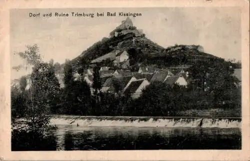 dorf und ruine trimburg bei bad kissingen (Nr. 11916)