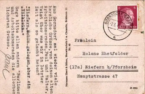 gornsdorf im erzgebirge, oberer ortsteil, 1945 (Nr. 11928)