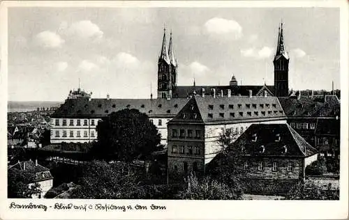 bamberg, blick auf die residenz und dom (Nr. 11975)