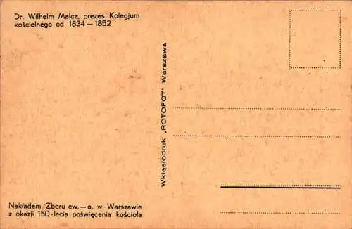 dr. wilhelm malcz, warszawa (Nr. 11989)