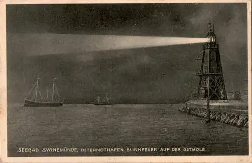 swinemünde, osternothafen, leuchtturm (Nr. 12017)