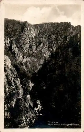 thale a.h., bodetal mit roßtrappenfelsen (Nr. 12024)