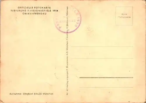 oberammergau 1934, kreuzigung (Nr. 12040)