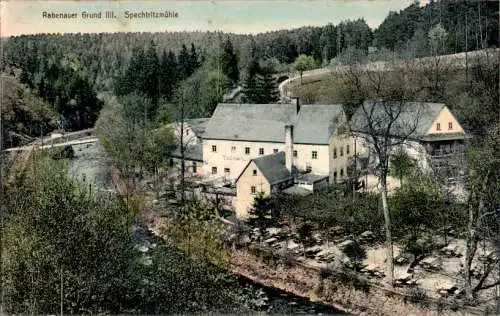 rabenauer grund, spechtritzmühle, 1918 (Nr. 12092)
