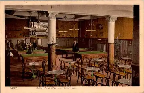 metz, grand café windsor, billardsaal, 1918 (Nr. 12115)
